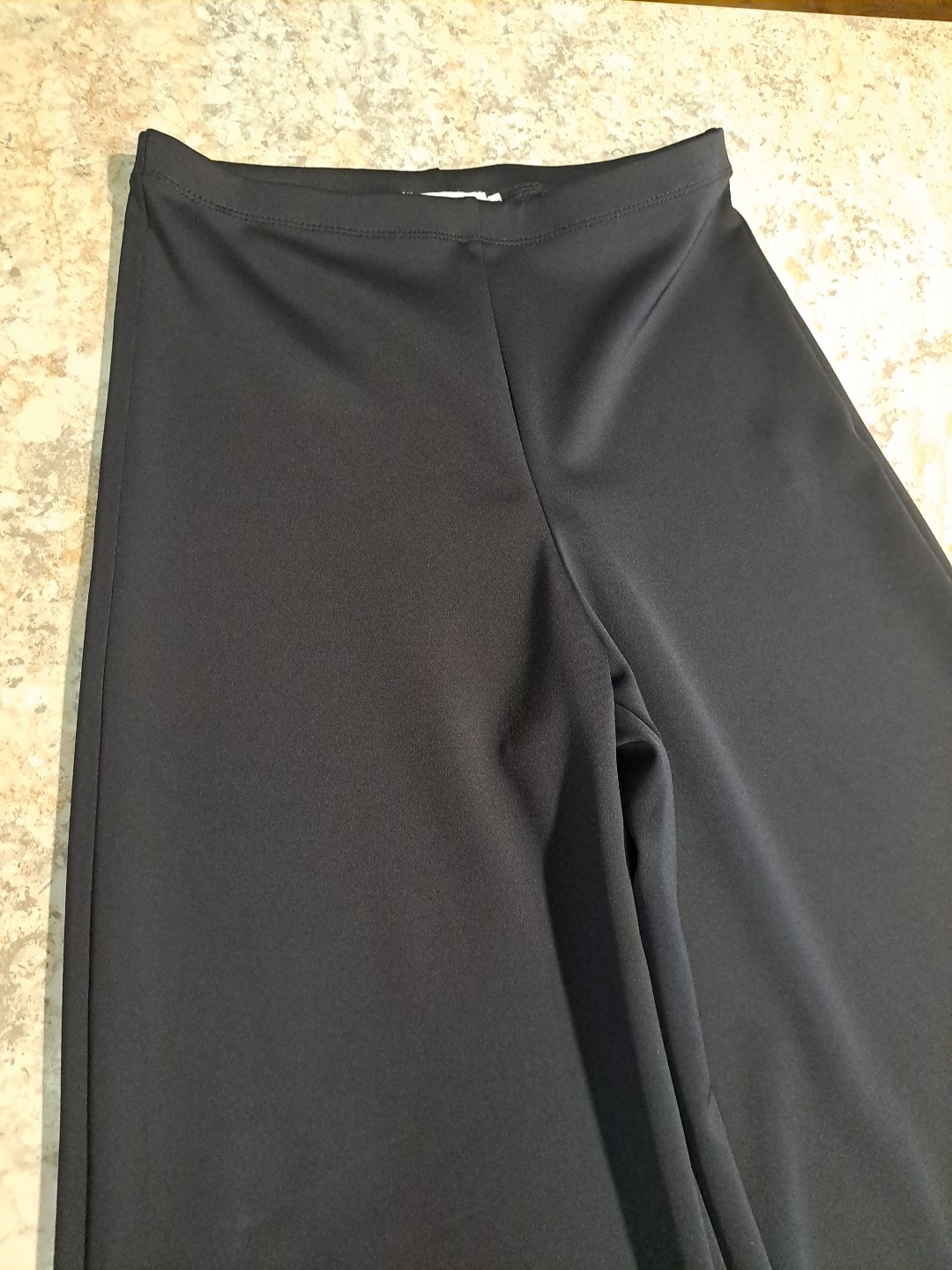 Good American Scuba Wide Leg Pants Black Sz 2 EUC Returns Accepted