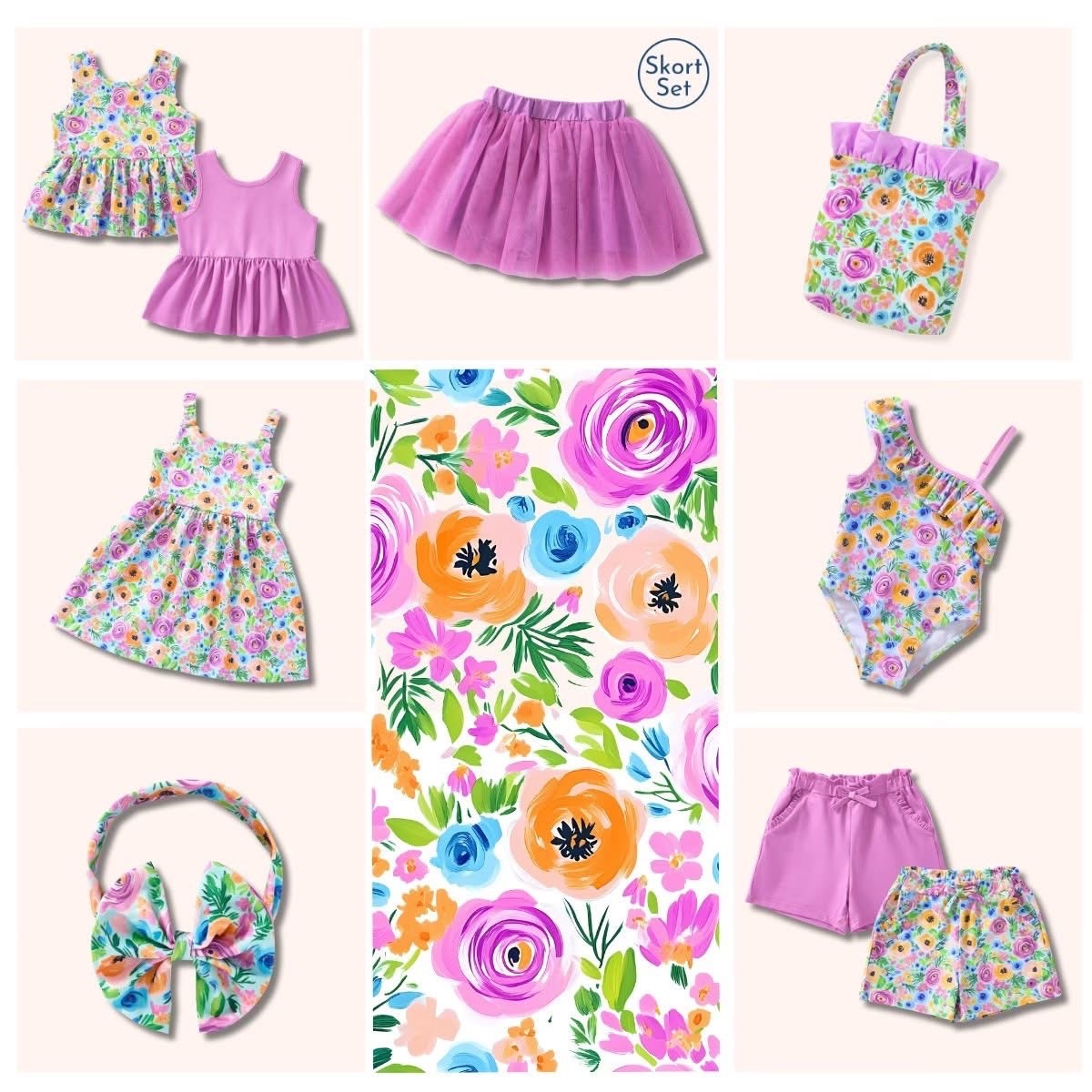 Pete + Lucy Summer Capsule Girls One-Piece Swimsuit in Size 2T