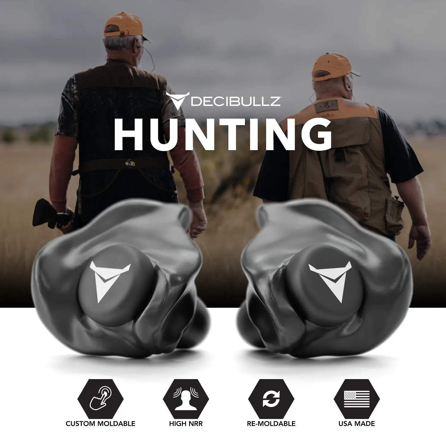 Custom Molded Earplugs 31dB NRR Pro-Pack with Case and Lanyard
