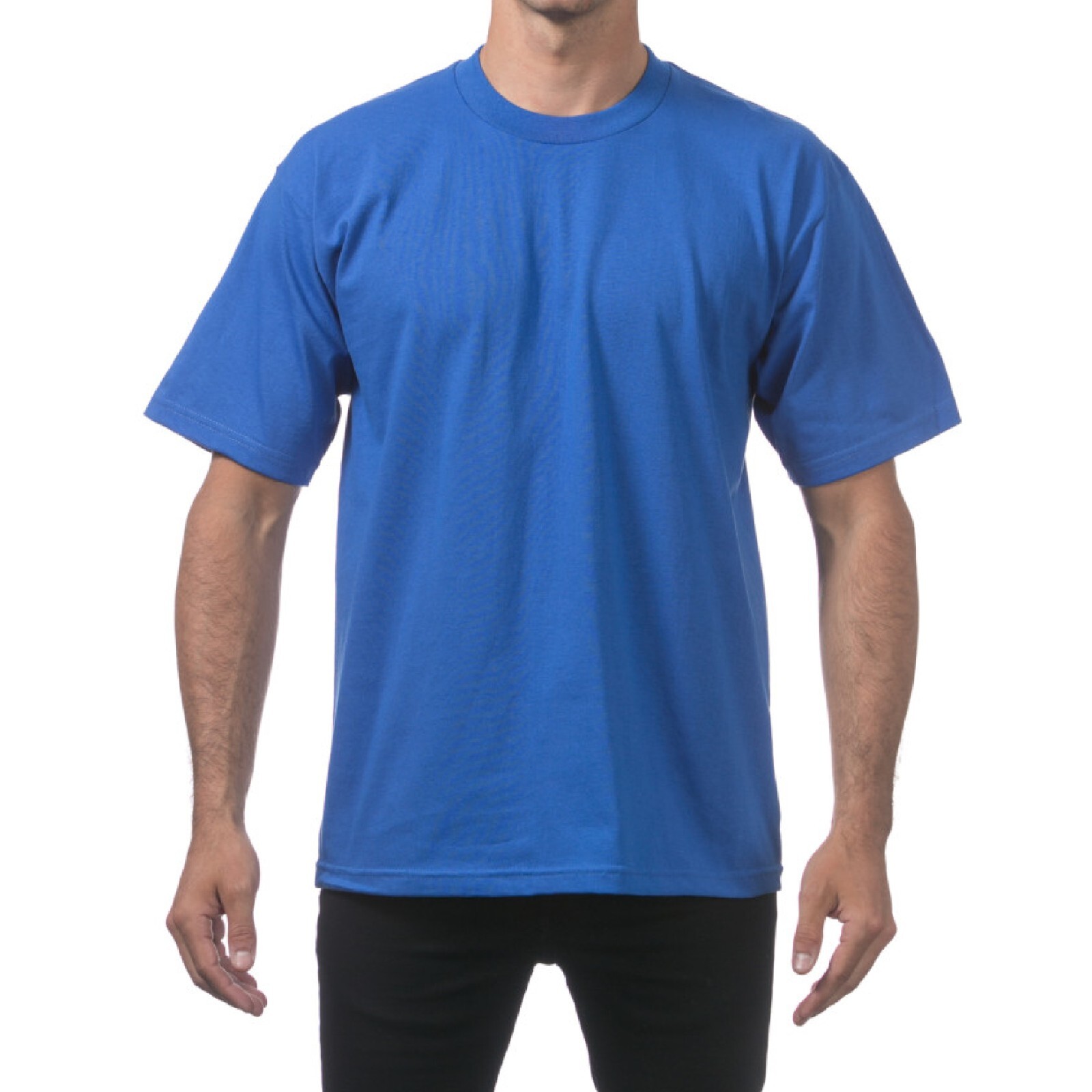 3 PACK PROCLUB MENS HEAVYWEIGHT SHORT SLEEVE T SHIRTS PRO CLUB CASUAL COTTON TEE
