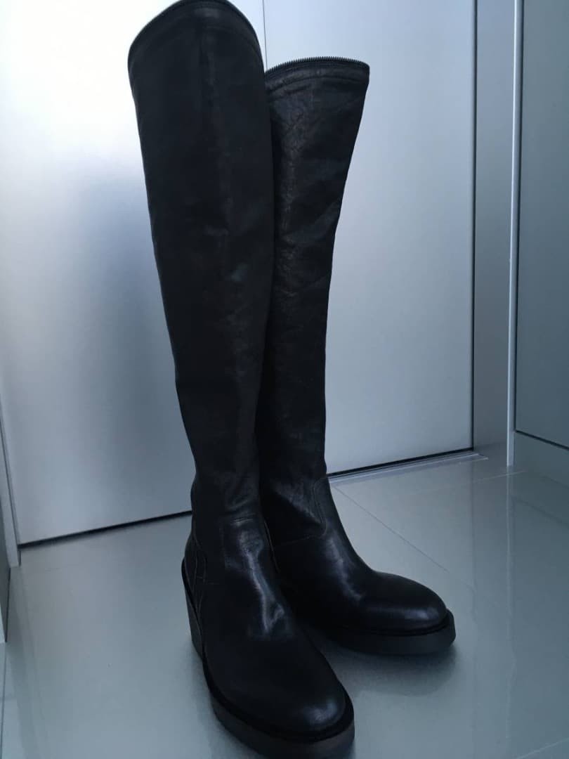 Women 6.0US Ann Demeulemeester Women Shoes Returns Accepted Knee High Long Boots