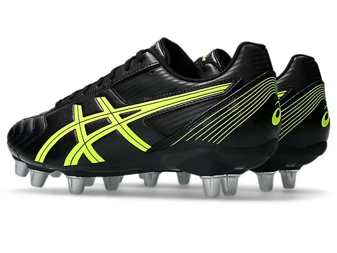 ASICS Rugby Cleats LETHAL TACKLE WIDE 1111A263.001 Black/Safety Yellow 2025 NEW!
