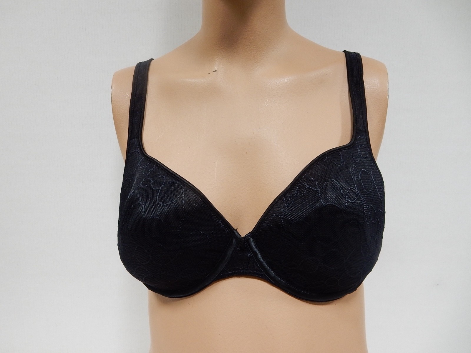 BALI LIGHT EFFECTS BRA BLACK 38B *BUYER GETS 1 BRA* NEW