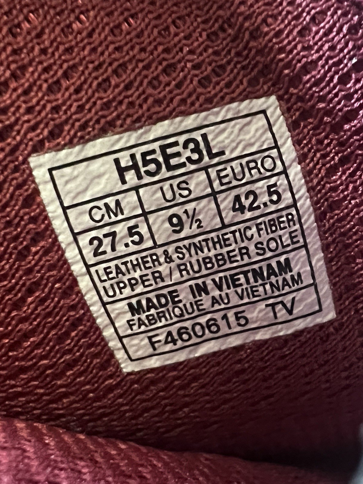 ASICS Gel-Lyte III EVO Laser Cut Burgundy Laser Pack H5E3L-2525 Men’s Size 9.5