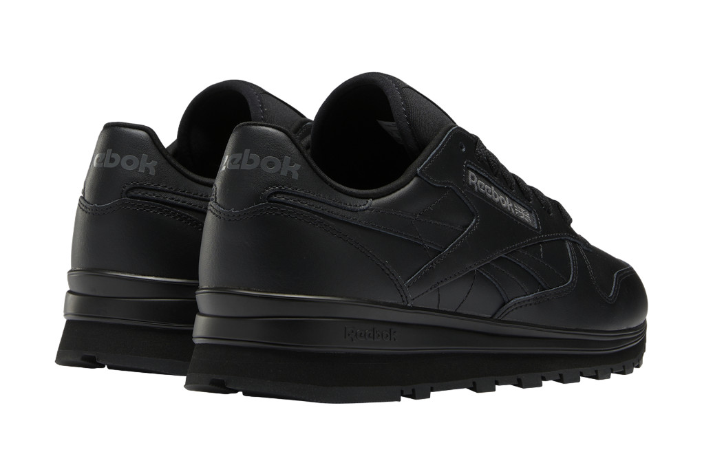 REEBOK MENS BLACK SNEAKER 100046160 CLASSIC LEATHER CLIP GX9728