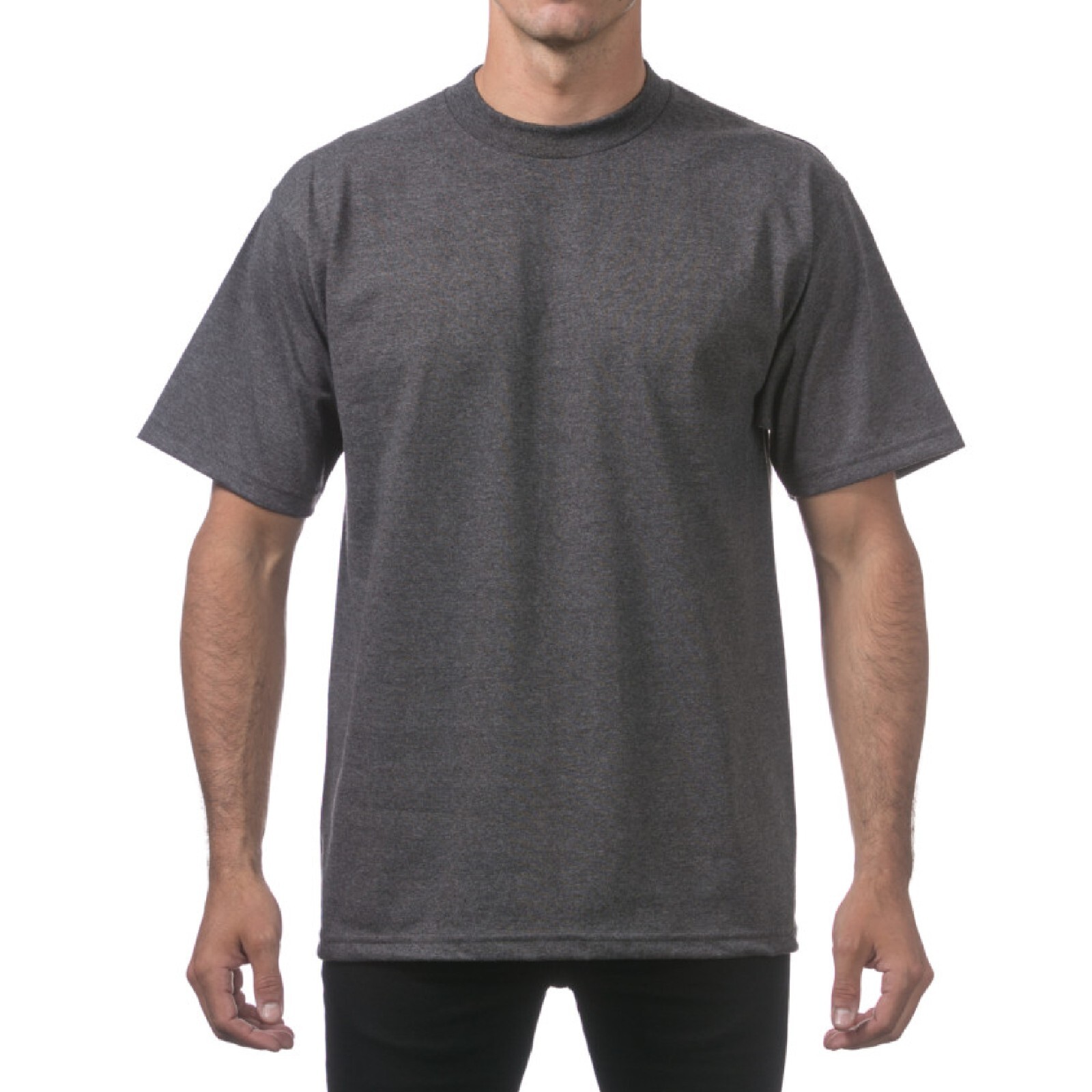 3 PACK PROCLUB MENS HEAVYWEIGHT SHORT SLEEVE T SHIRTS PRO CLUB CASUAL COTTON TEE