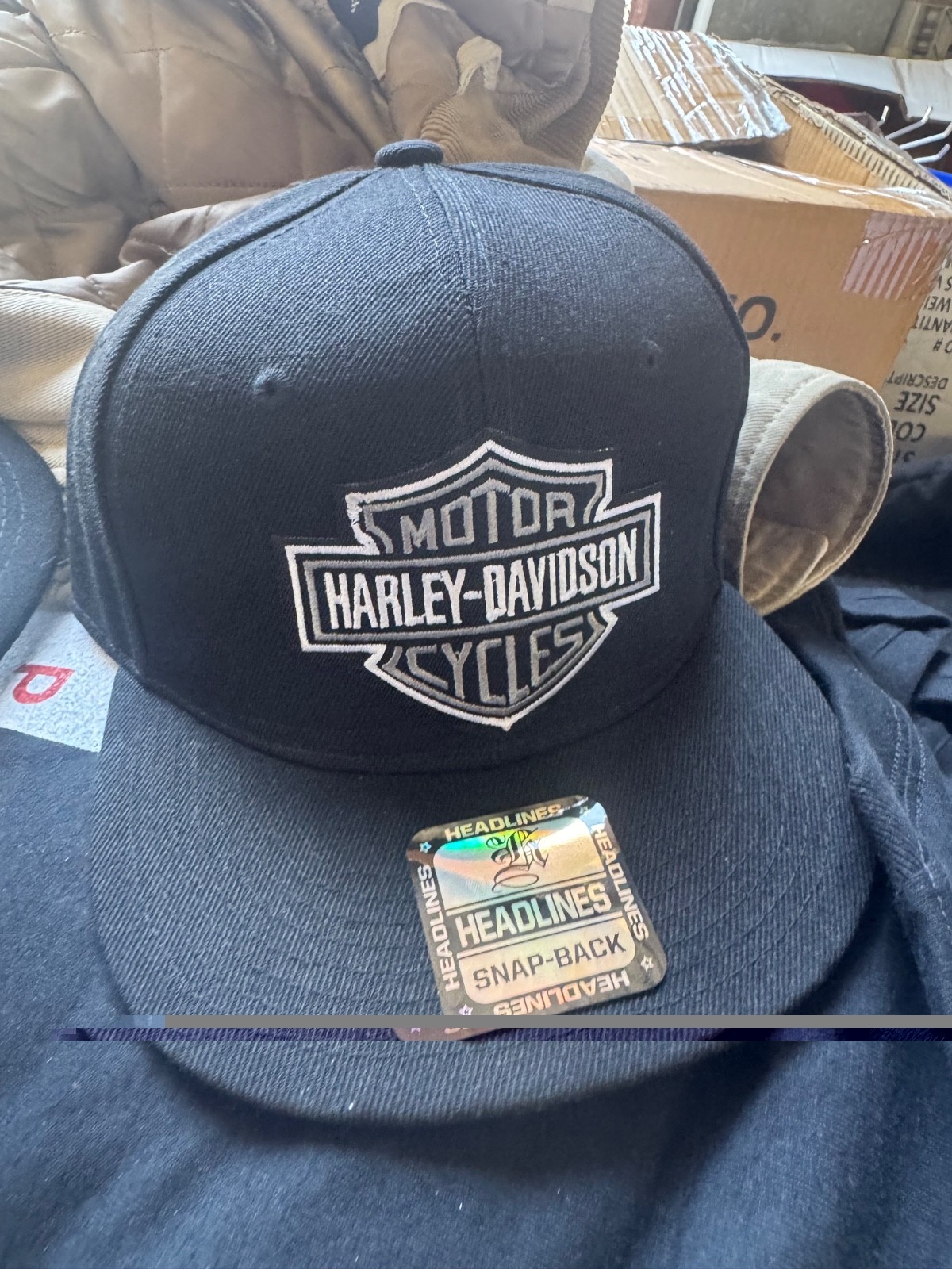 Harley-Davidson SnapBack embroidered logo *NWT* Best Seller – new color