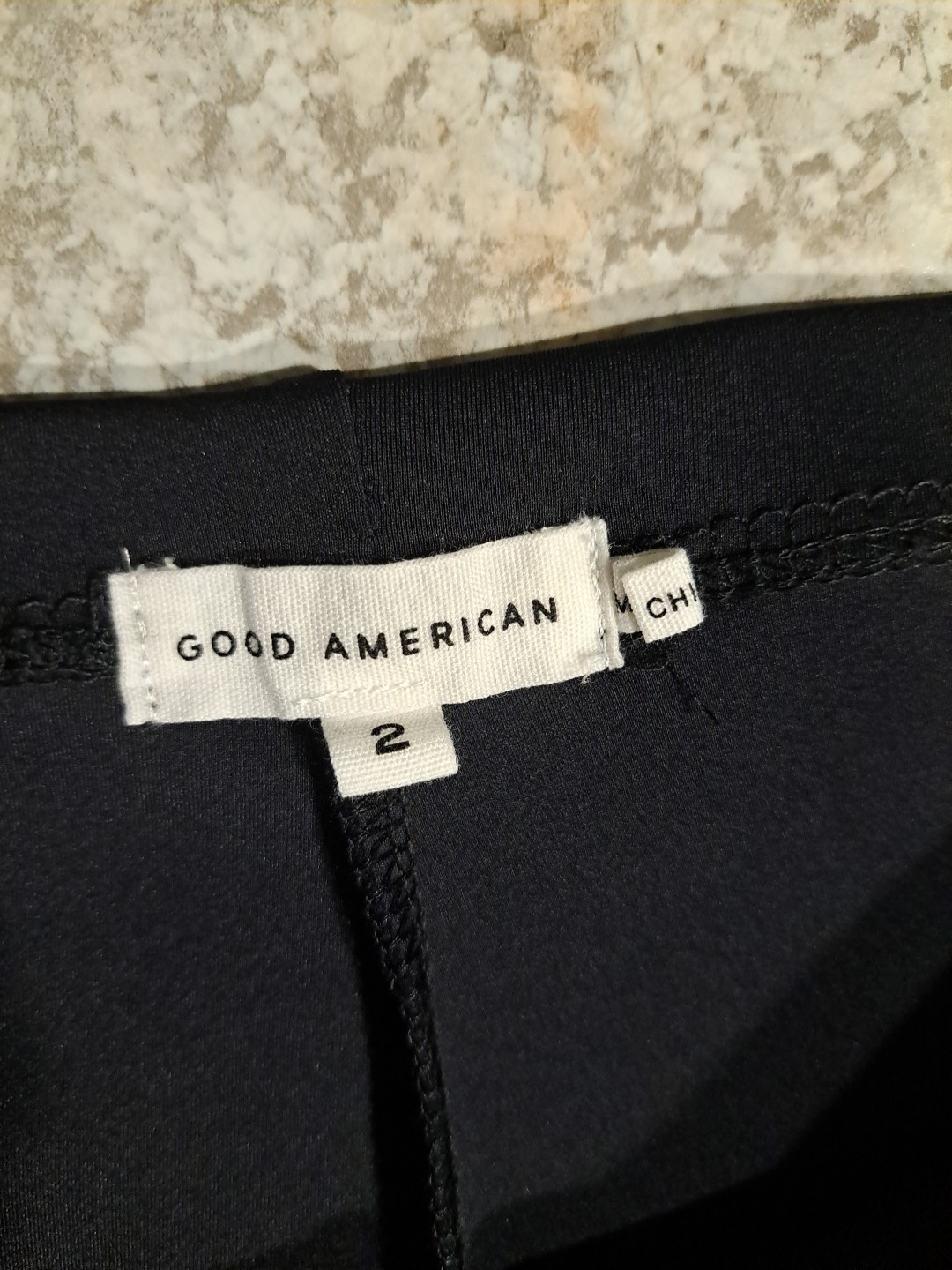 Good American Scuba Wide Leg Pants Black Sz 2 EUC Returns Accepted